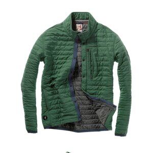 Relwen Windzip Jacket Men's Size Medium Green Quilted Full Zip New with Tags